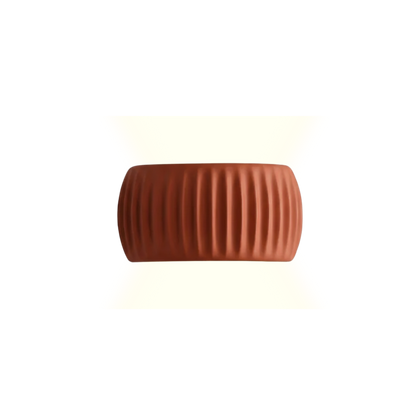 Nowoczesna falowana lampa ścienna LED