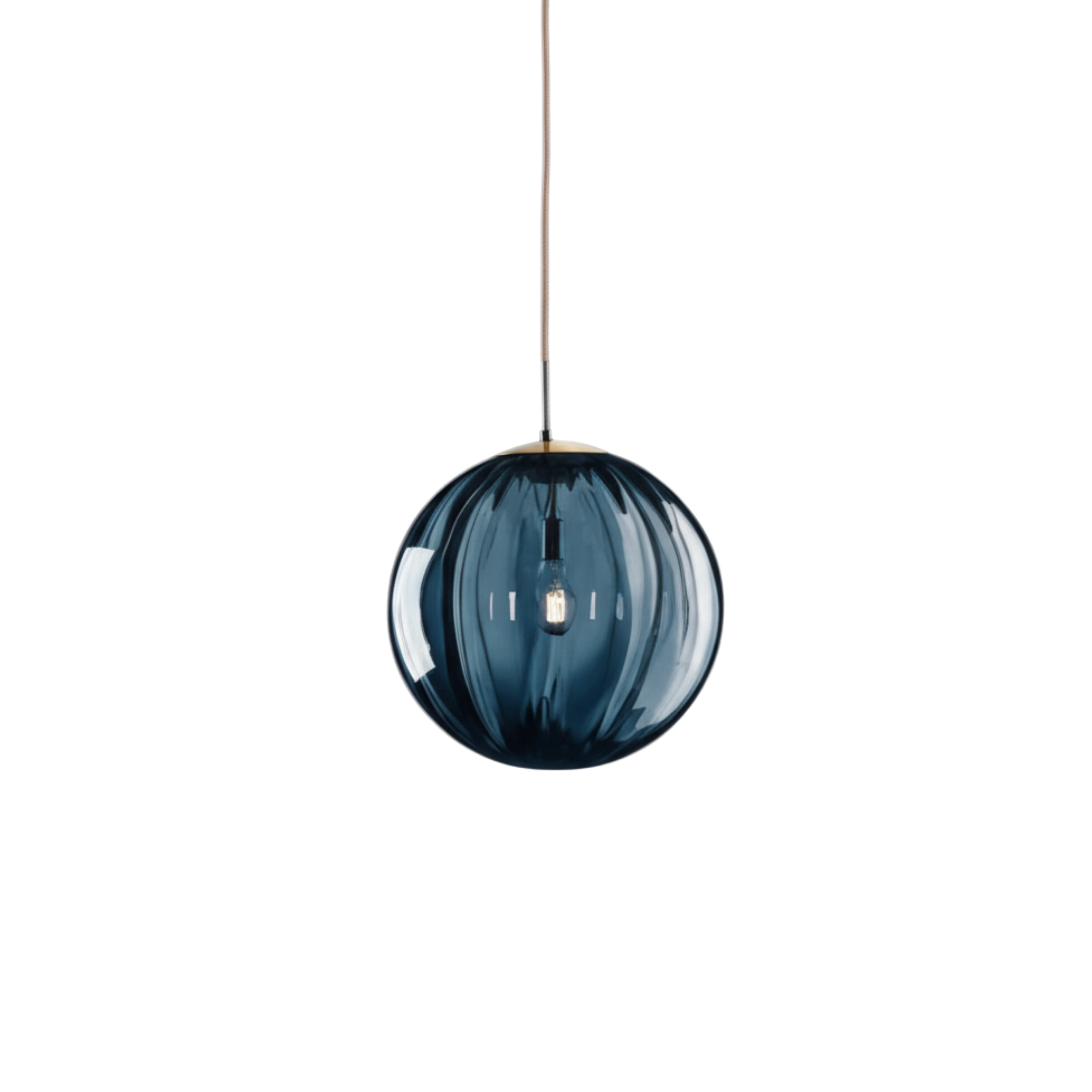 Ciepła szklana lampa wisząca do wnętrz