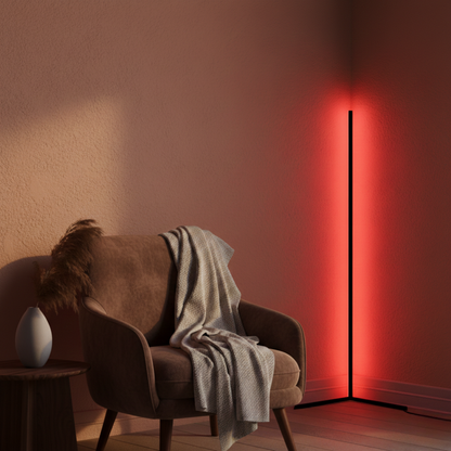 Nowoczesna lampa podłogowa RGB LED