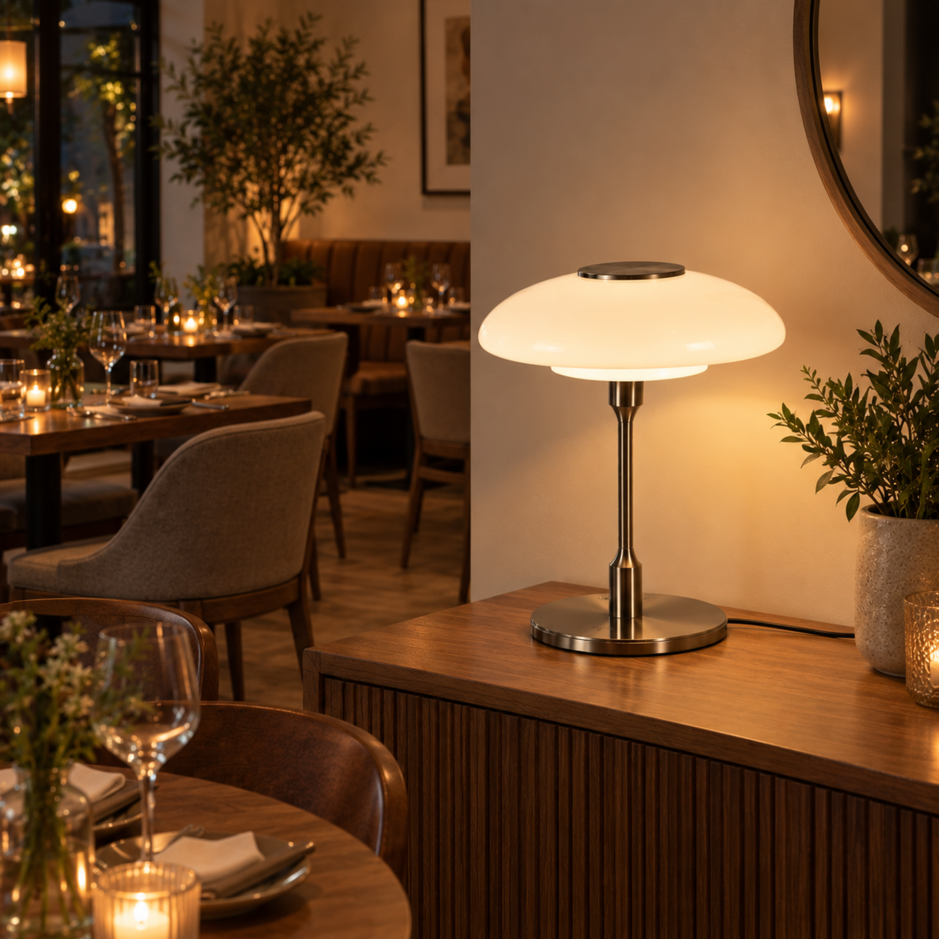 Modern Bauhaus Danish Table Lamp