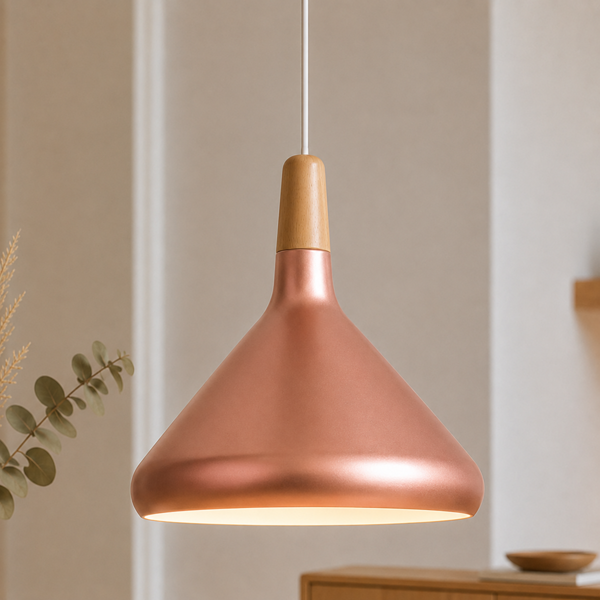Nordic Wood Pendant Light