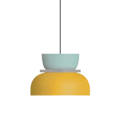 Kolorowa misowata lampa wisząca