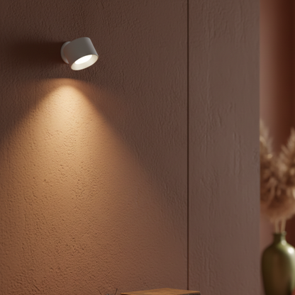 Bezprzewodowa samoprzylepna minimalistyczna lampa ścienna