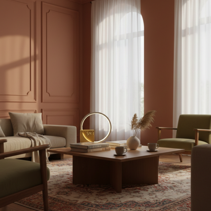 Lampa Nocna z Dotykowym Sterowaniem i Budzikiem