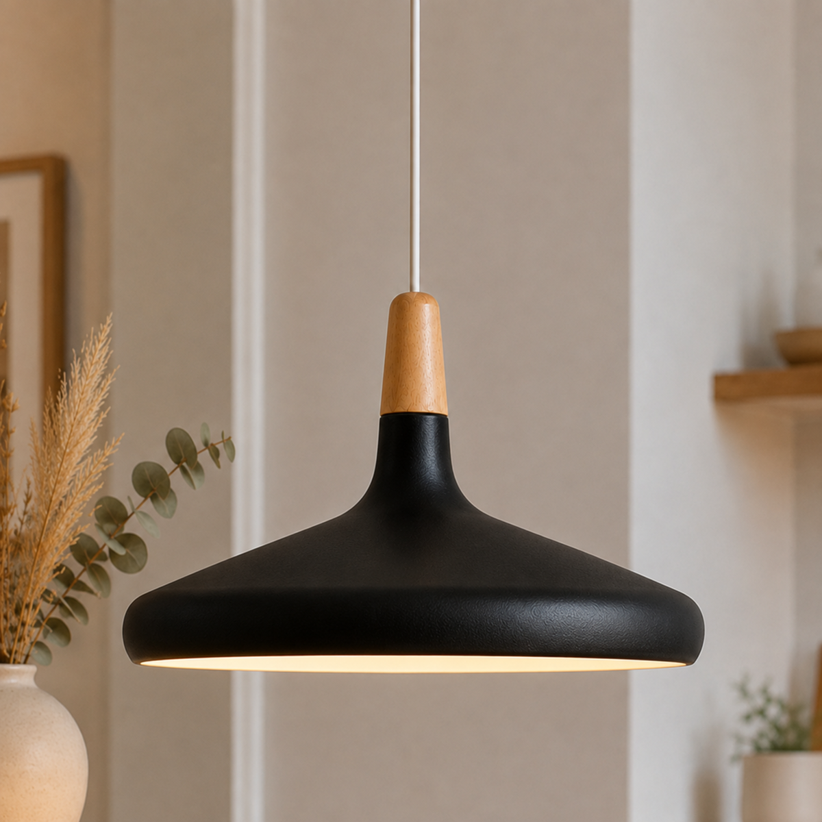 Nordic Wood Pendant Light