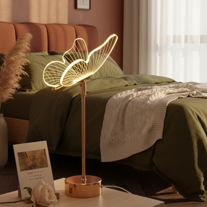 Lampa stołowa LED Motyl