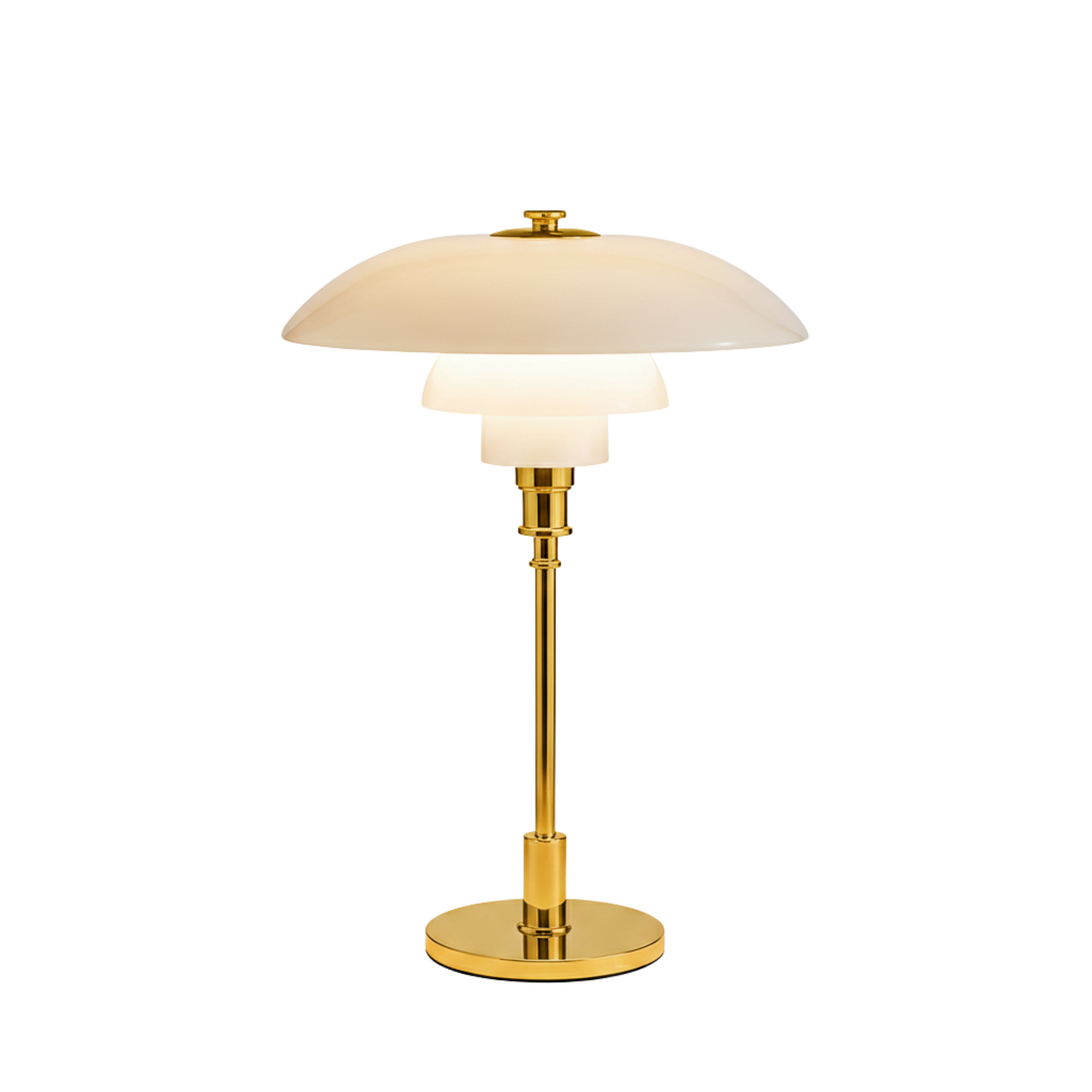 Duńska designerska lampa stołowa LED