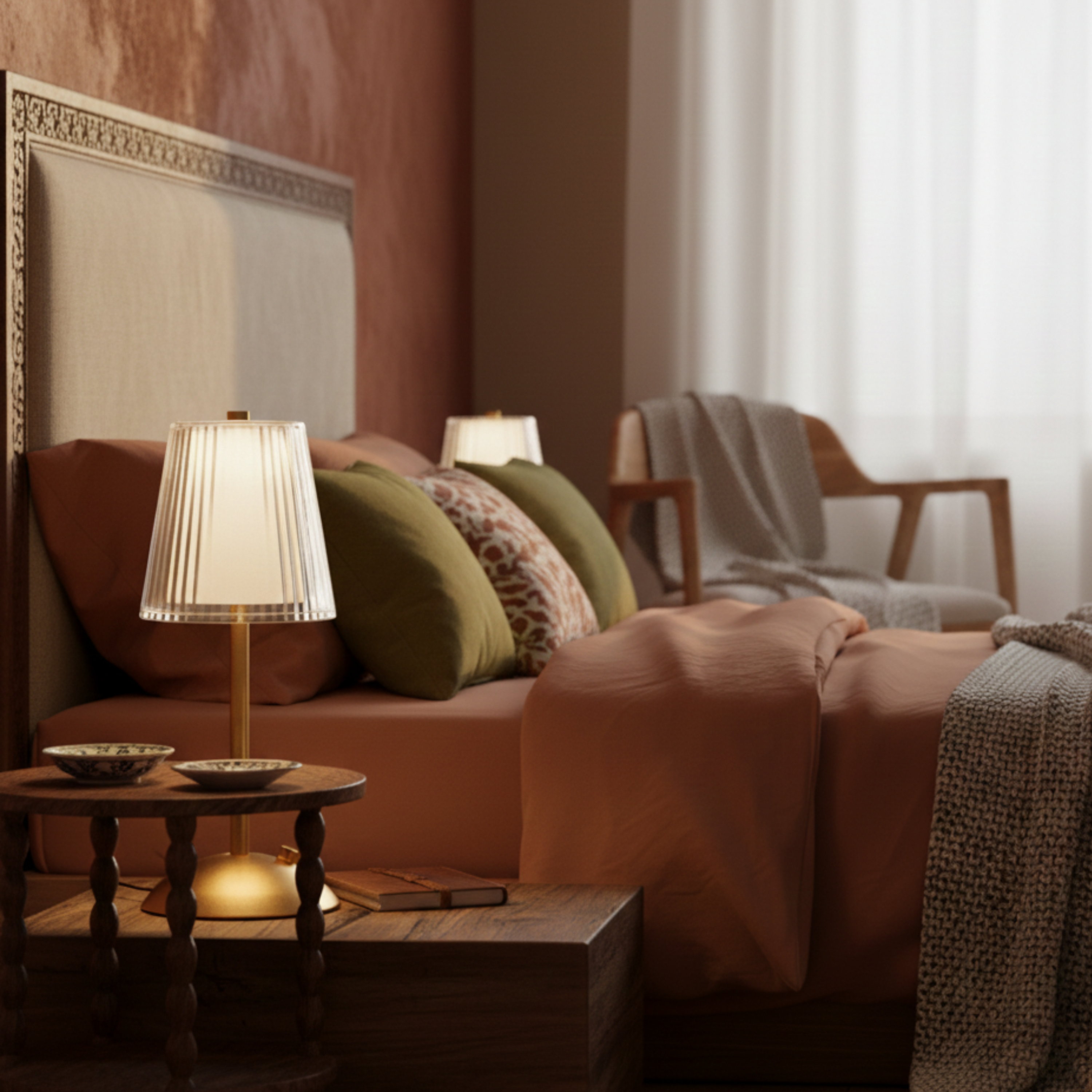 Bezprzewodowa lampa stołowa LED z funkcją dotykową