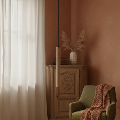 Smukła kamienna lampa wisząca LED