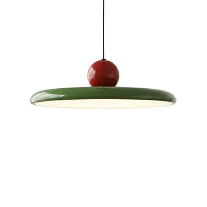 Szklana lampa wisząca w stylu Bauhaus