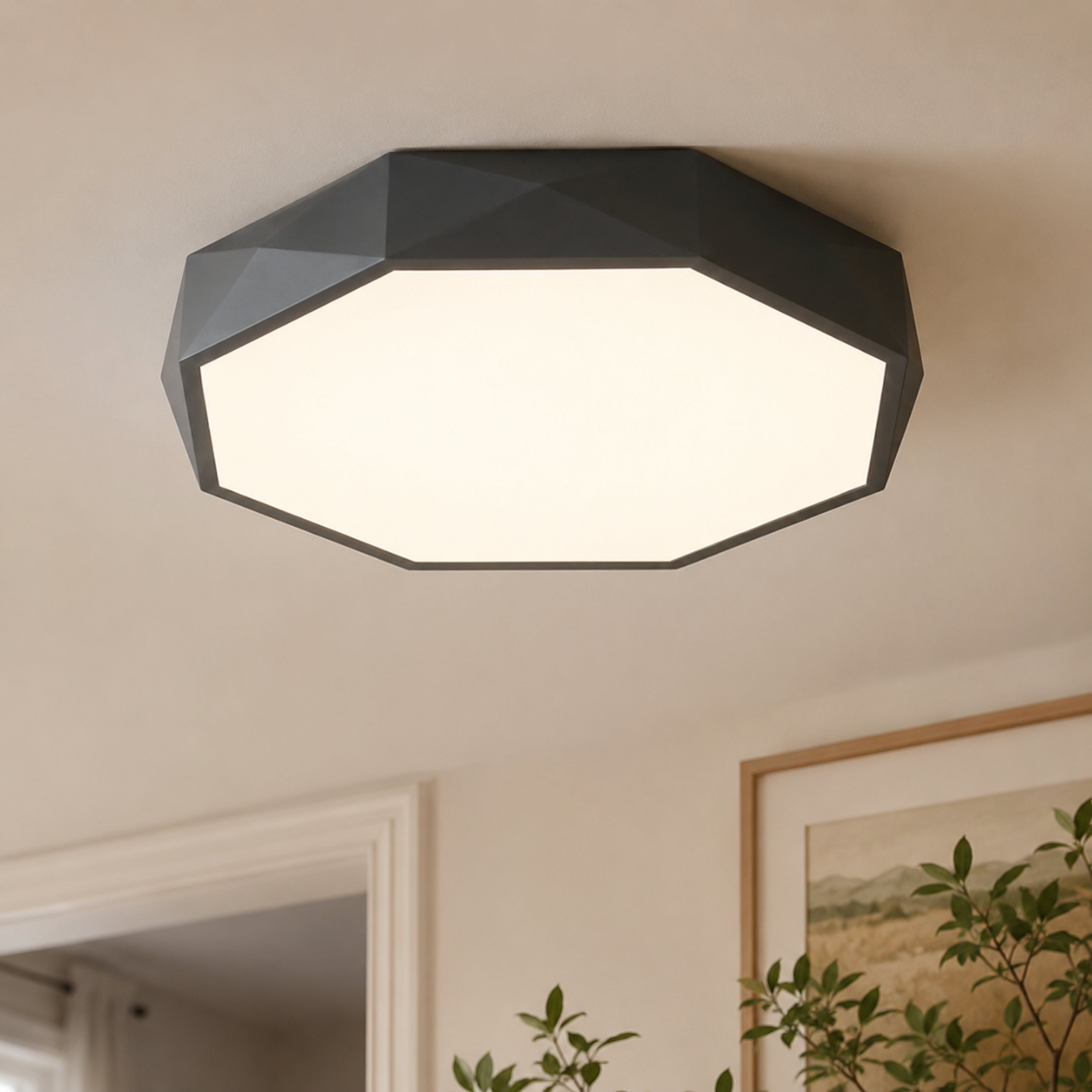 Modern Abstract Scandinavian LED Ceiling Light