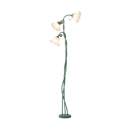 Kwietna lampa podłogowa LED