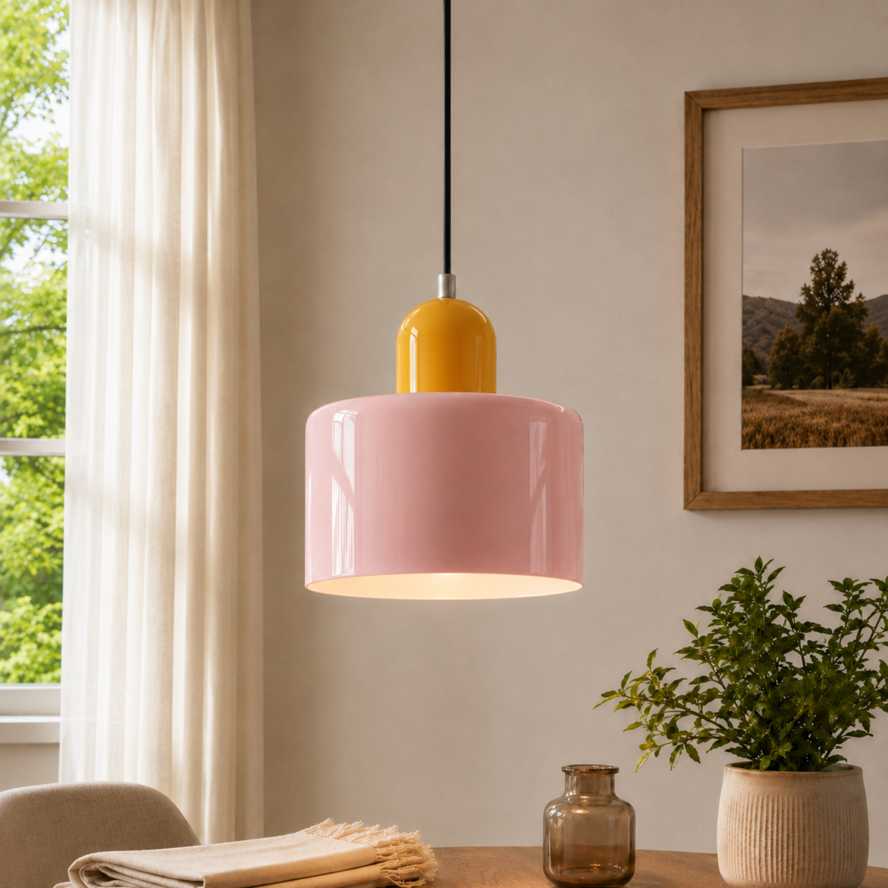 Halo Glass Pendant Light