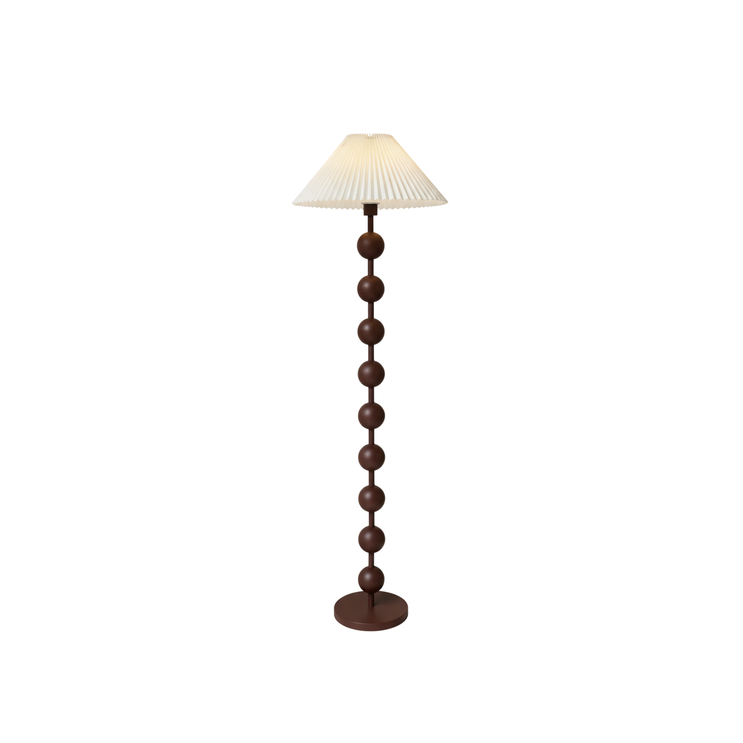 Lampa podłogowa vintage orzecha amerykańskie