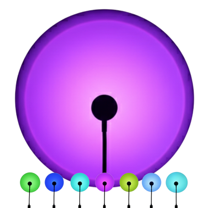 Tęczowa lampa nocna LED