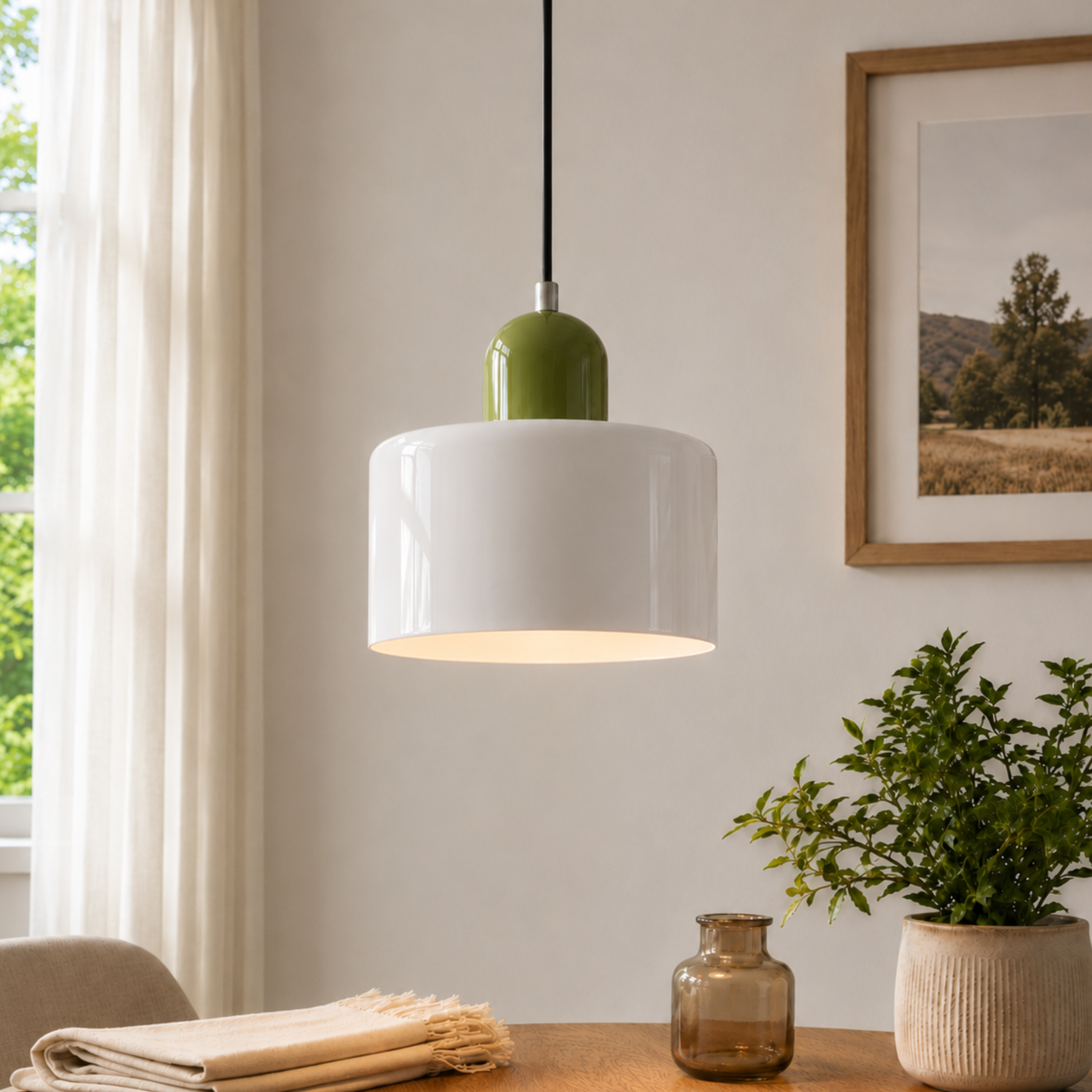 Halo Glass Pendant Light