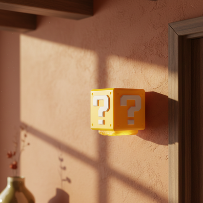 Lampa stołowa LED w kształcie znaku zapytania z dźwiękiem