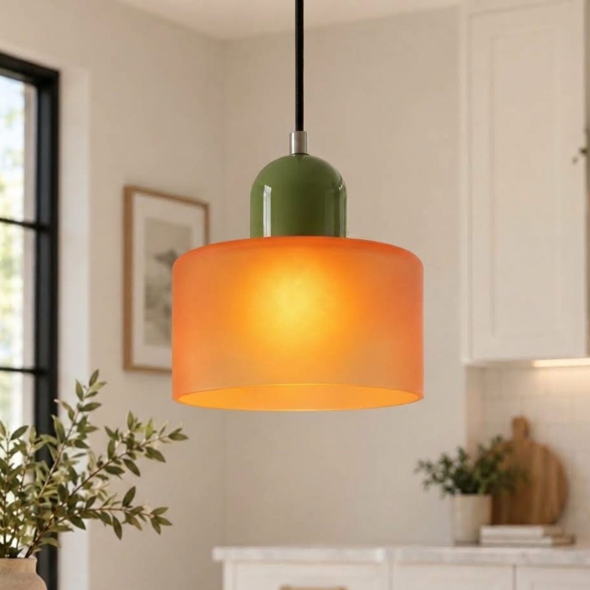 Halo Glass Pendant Light