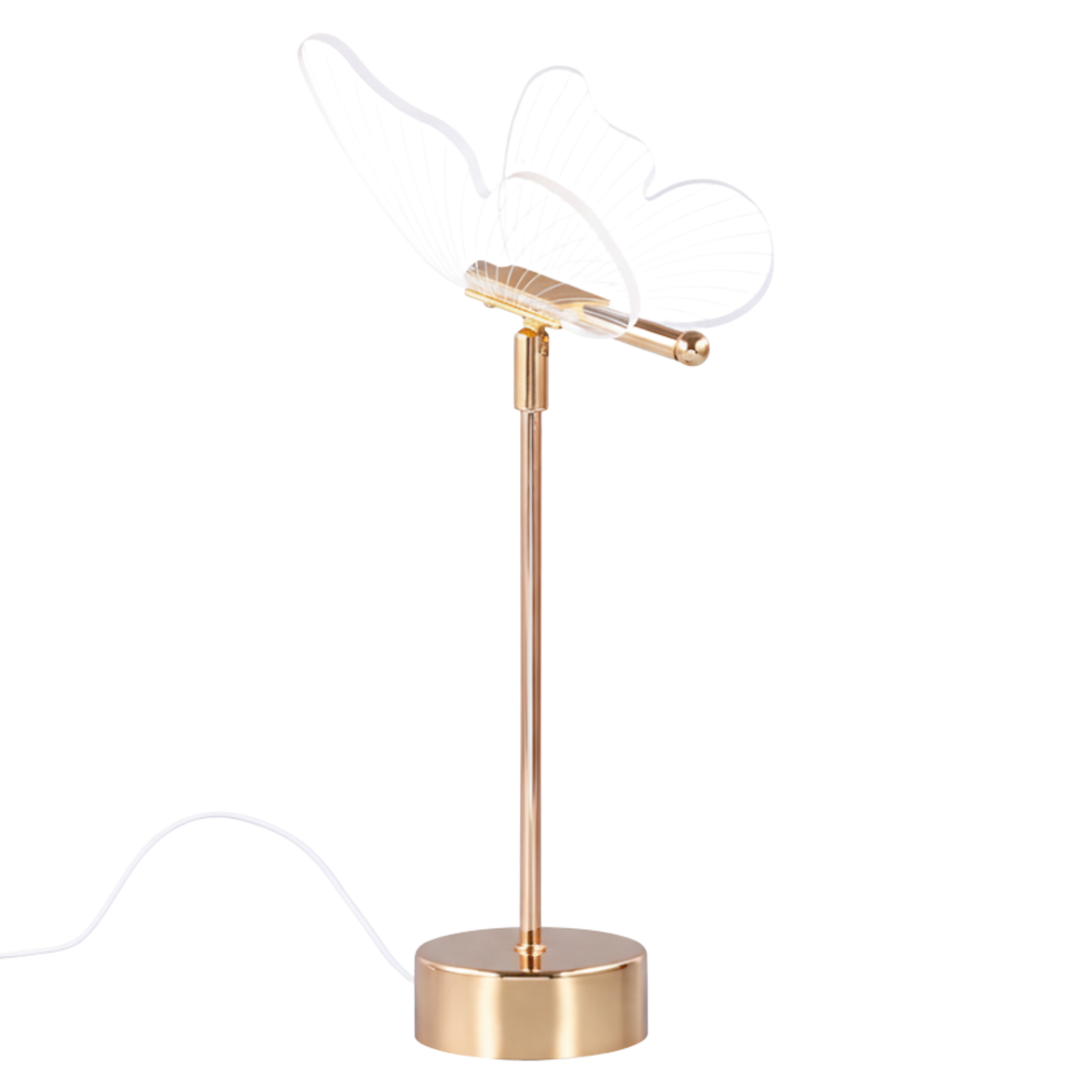 Lampa stołowa LED Motyl