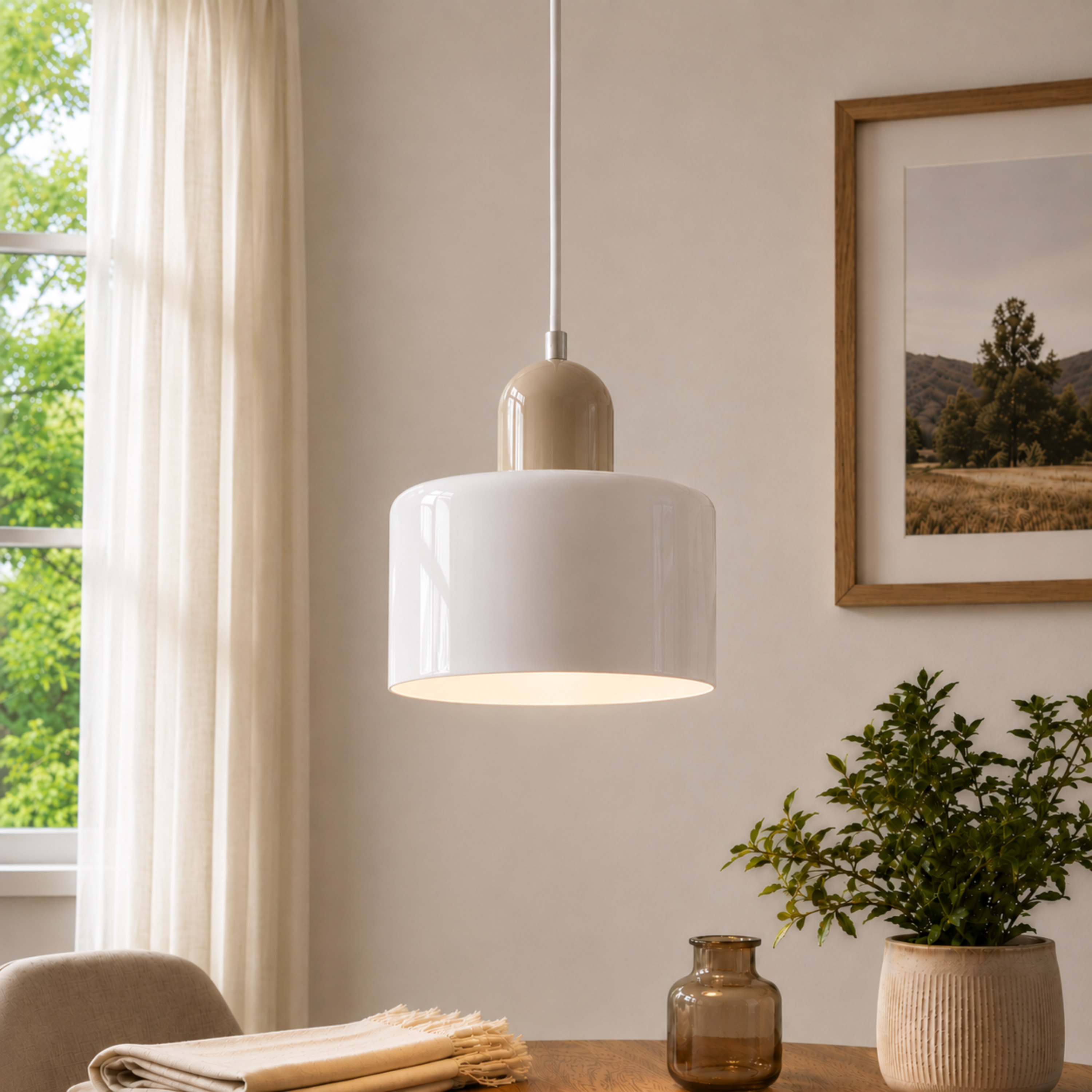 Halo Glass Pendant Light