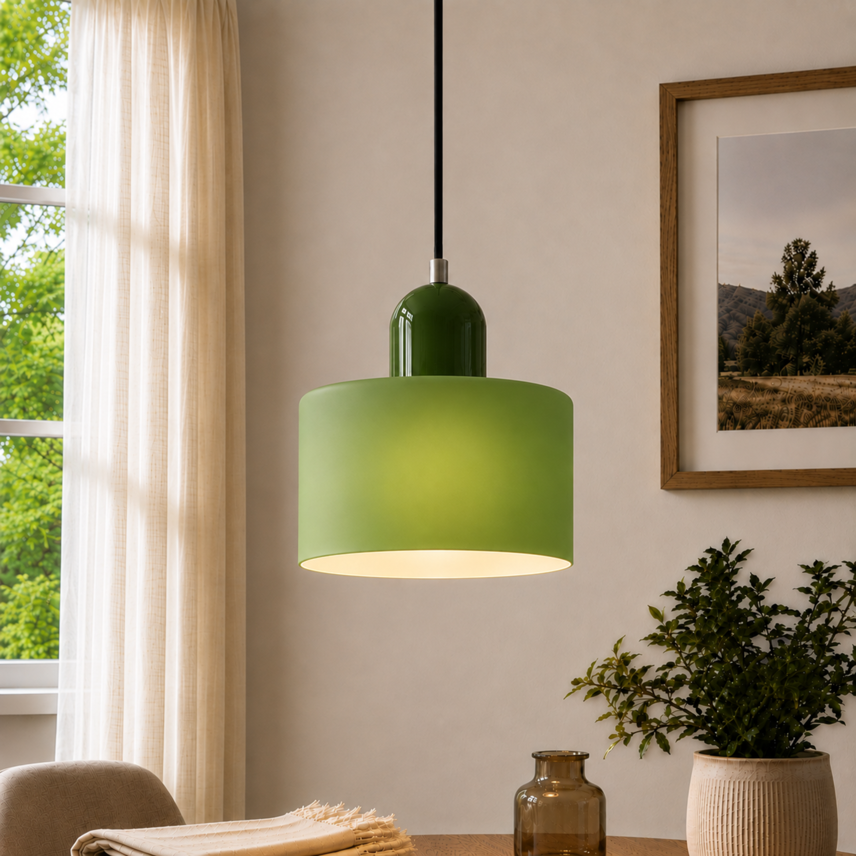 Halo Glass Pendant Light