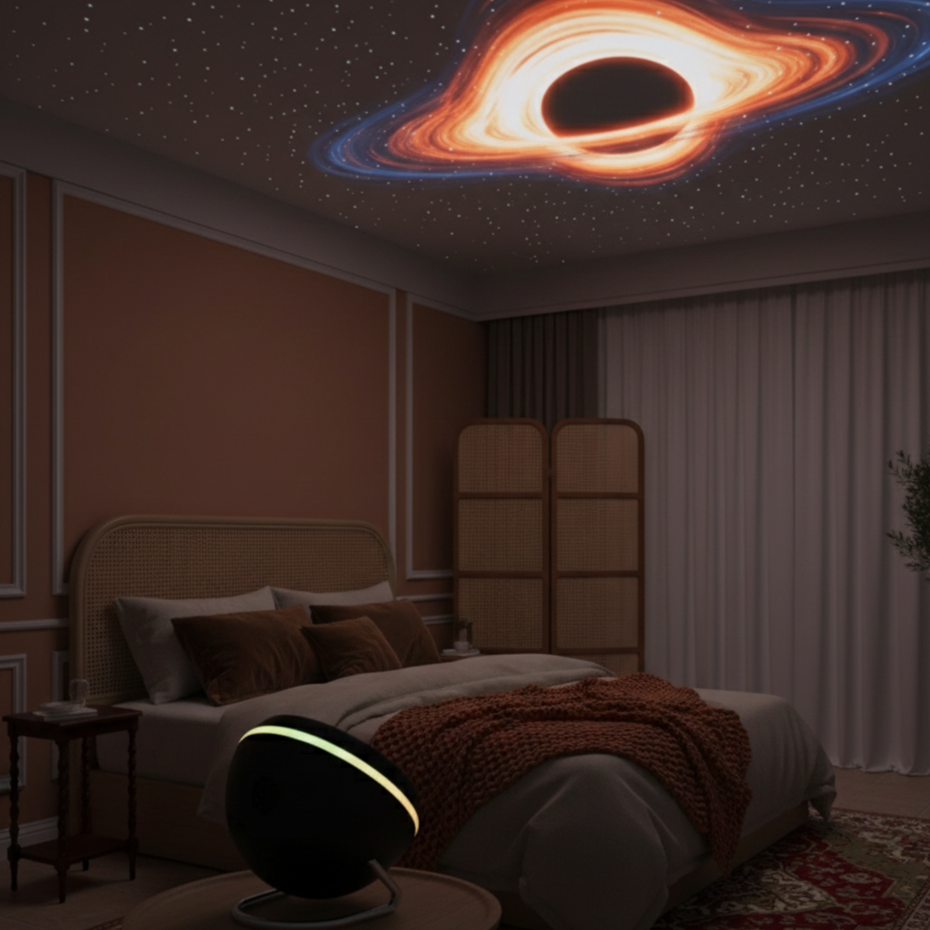 Kosmiczna Lampa Projekcyjna Nocna