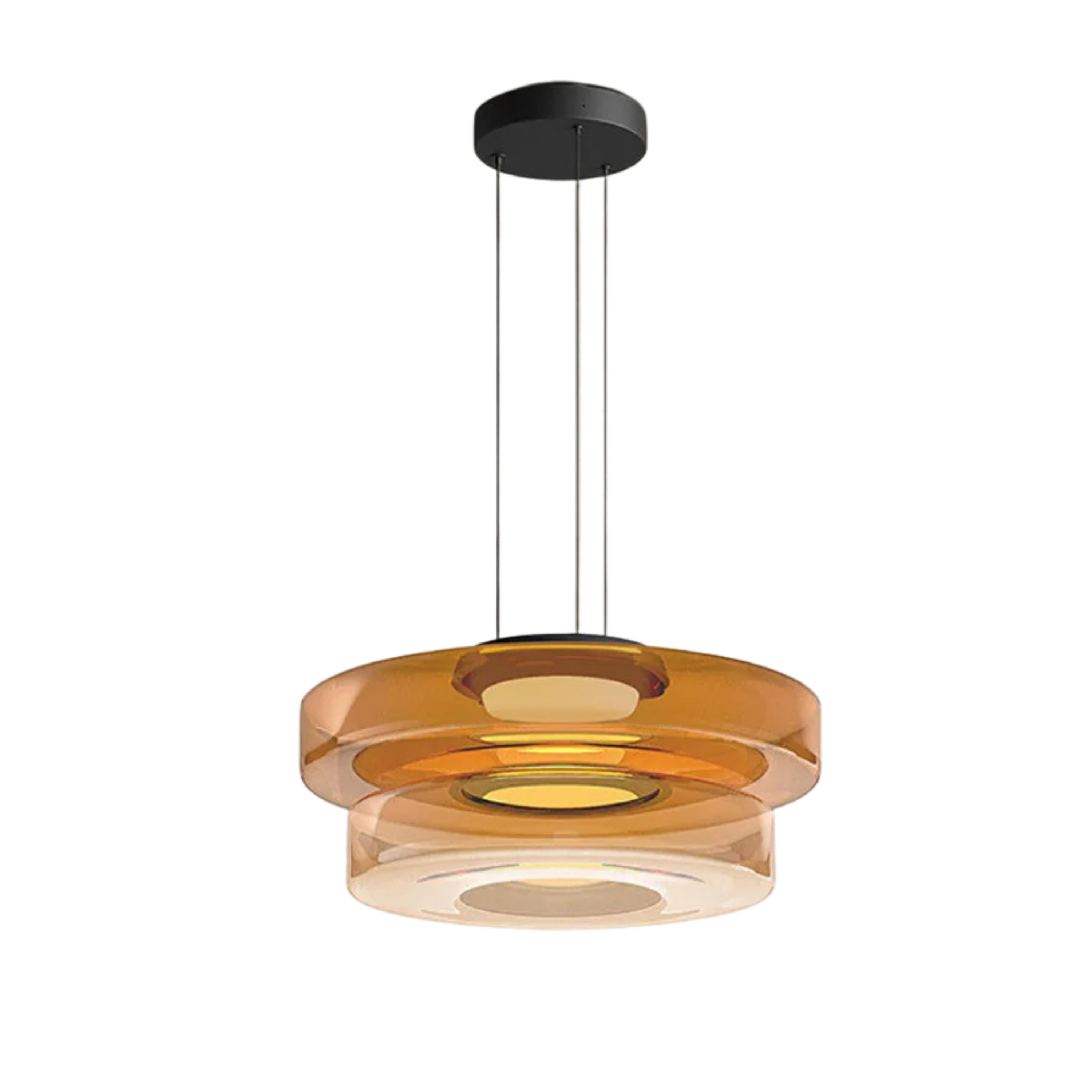 Szklana lampa wisząca Bauhaus