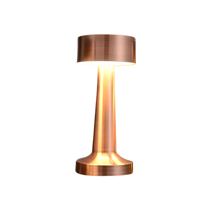 Metalowa lampa stołowa LED z funkcją dotykową