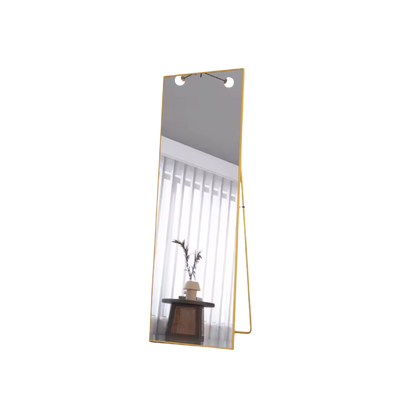 Owalne lustro ścienne z oświetleniem LED