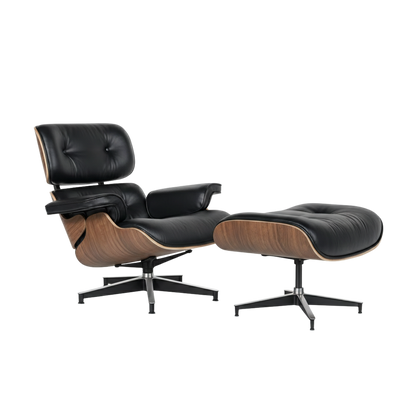 Skórzany fotel Mid-Century