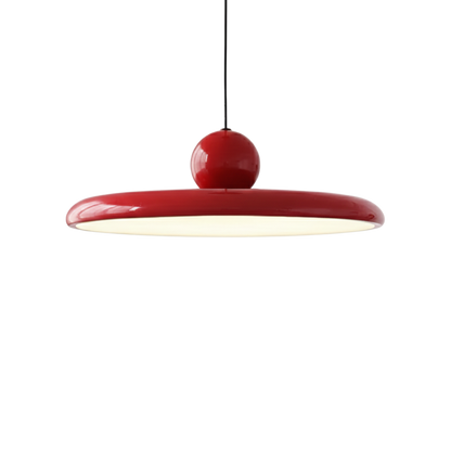 Szklana lampa wisząca w stylu Bauhaus