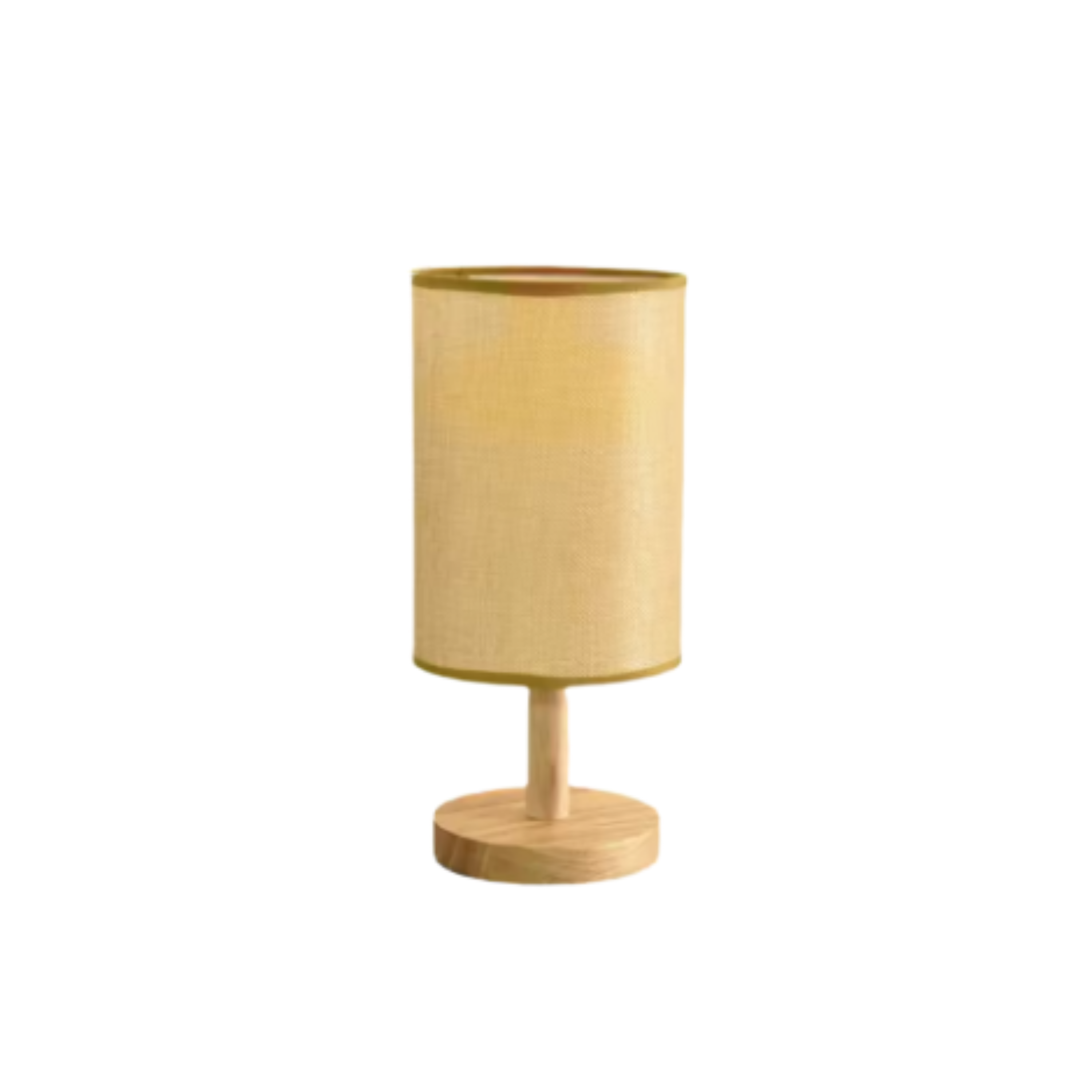 Minimalistyczna materiałowa lampka nocna