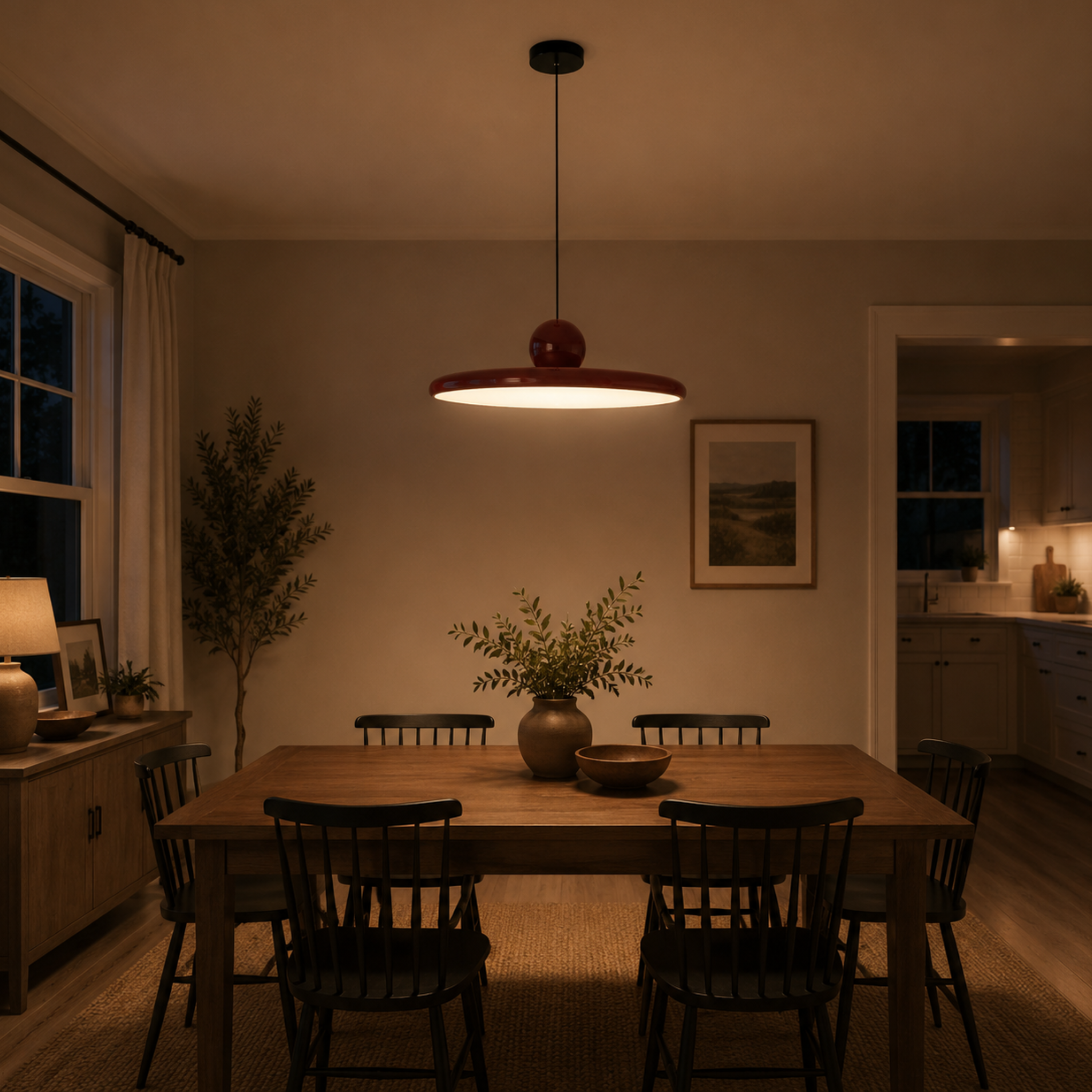 Bauhaus Glass Pendant Light