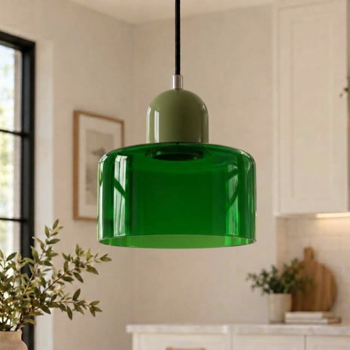 Halo Glass Pendant Light