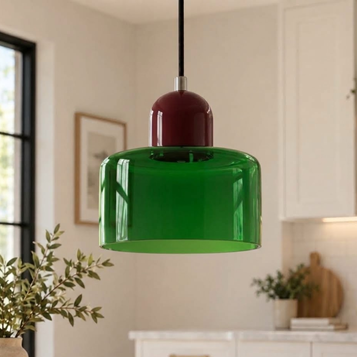 Halo Glass Pendant Light