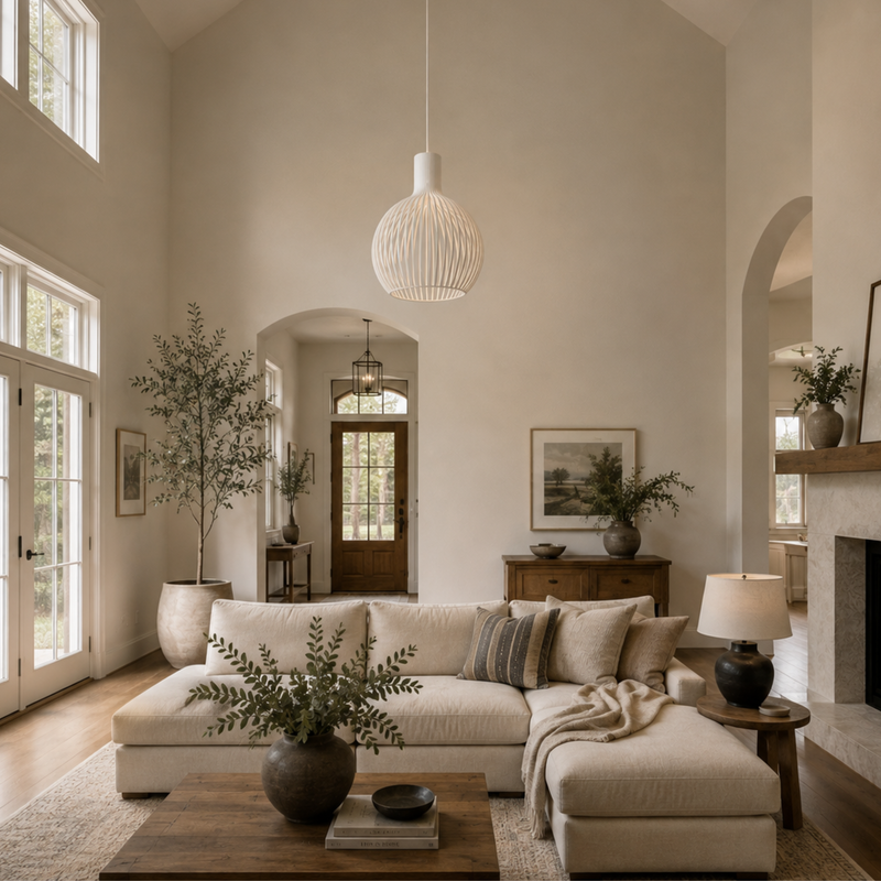 Octo 4240 Wooden Pendant Light