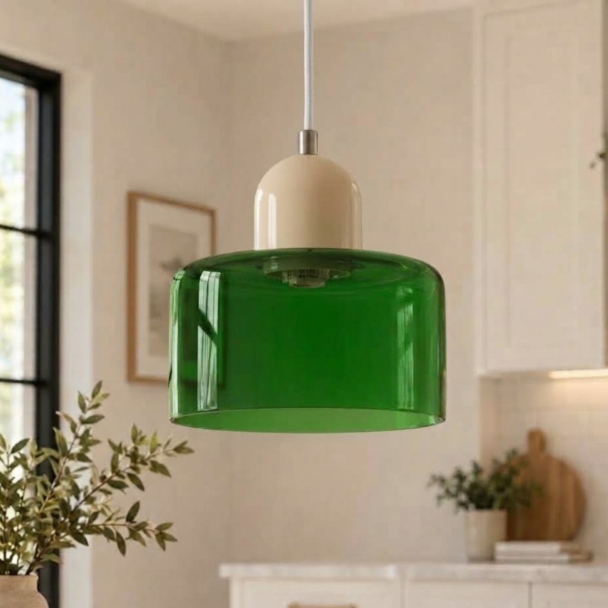 Halo Glass Pendant Light