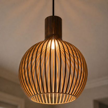 Octo 4240 Wooden Pendant Light