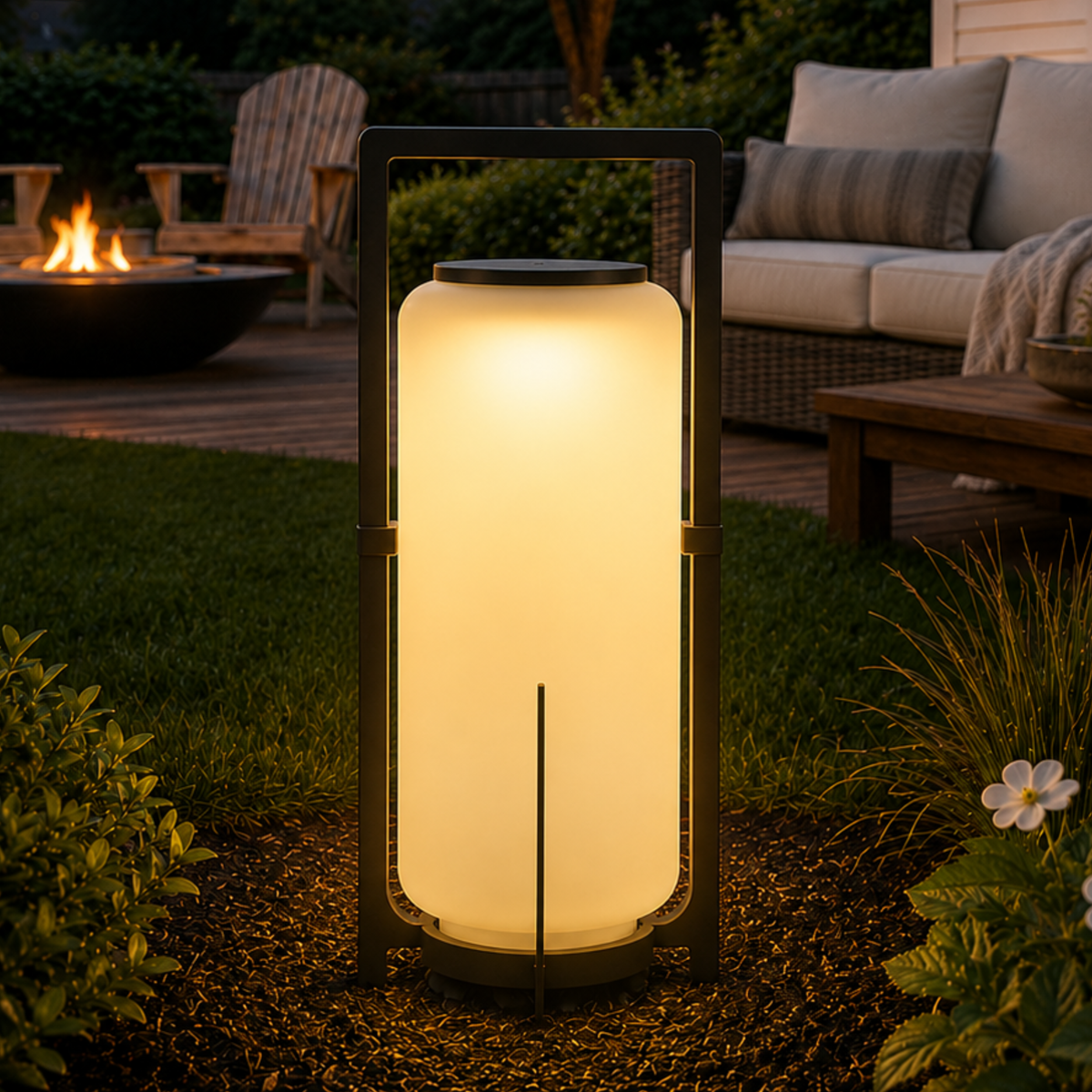 LED Solar Outdoor Lantern