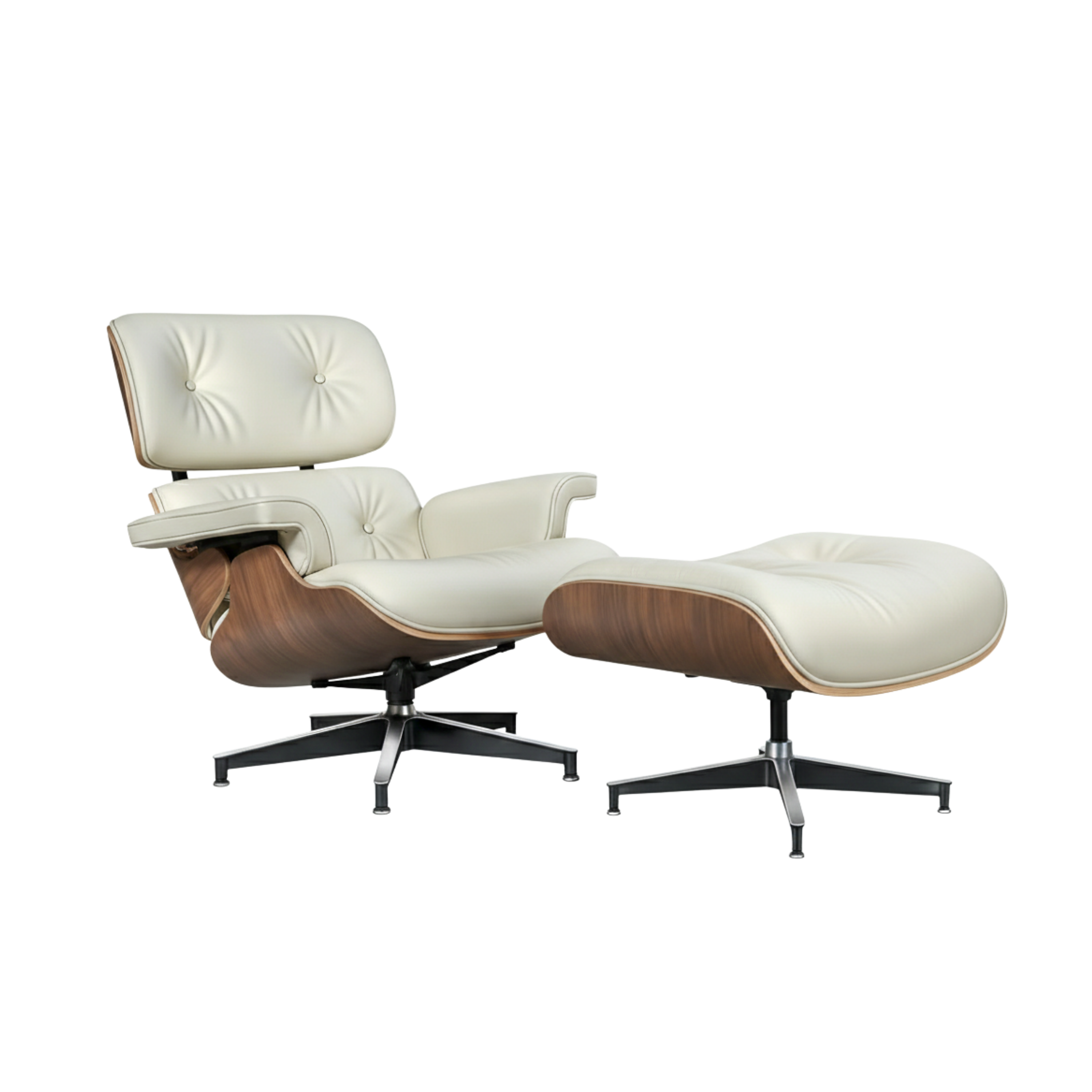 Skórzany fotel Mid-Century