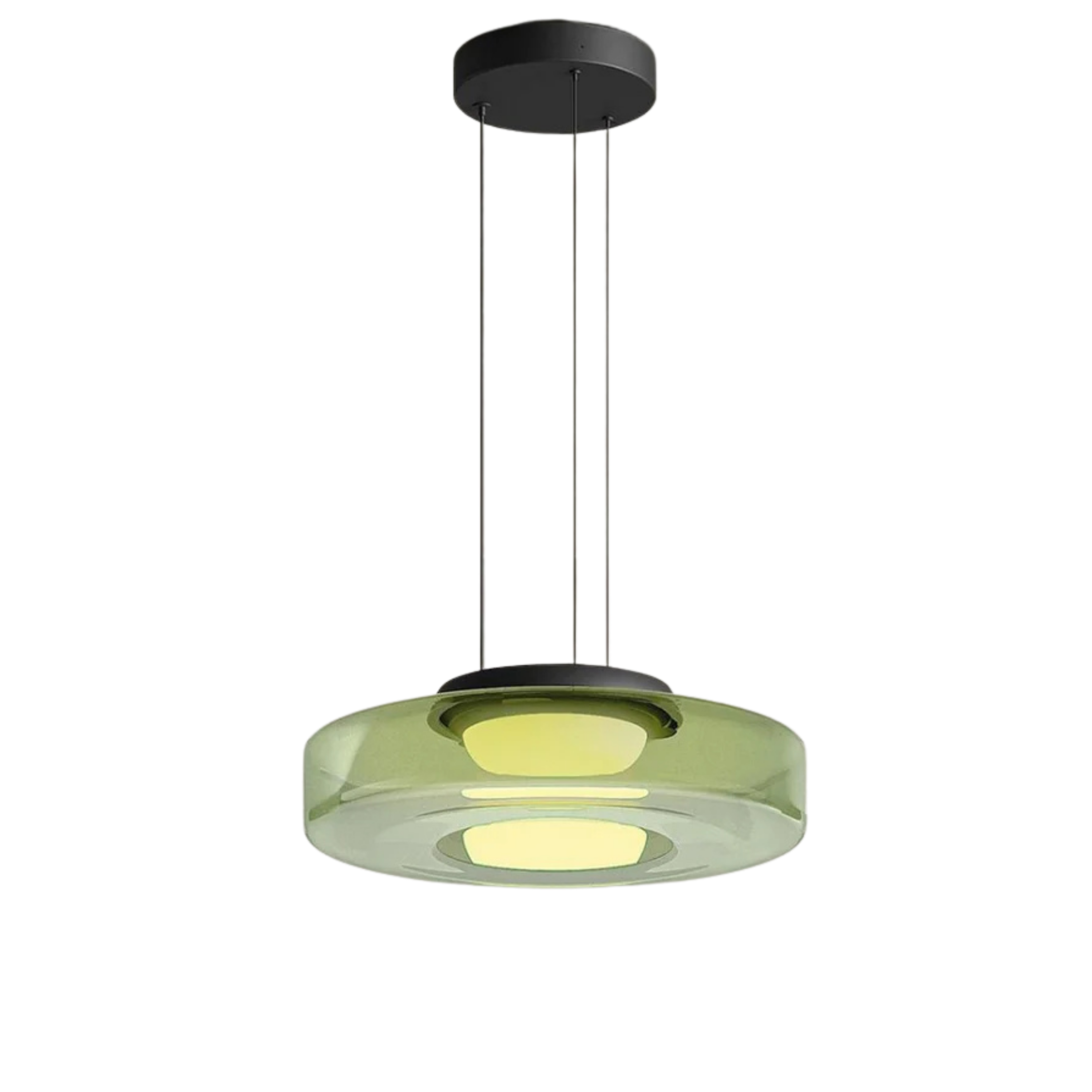 Szklana lampa wisząca Bauhaus