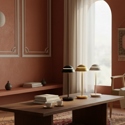 Ściemniana Lampa Stołowa z Podświetleniem LED