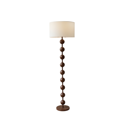 Lampa podłogowa vintage orzecha amerykańskie