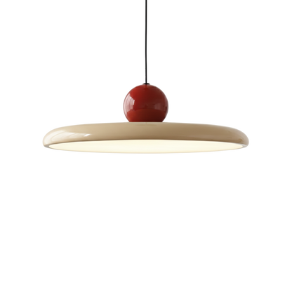 Szklana lampa wisząca w stylu Bauhaus