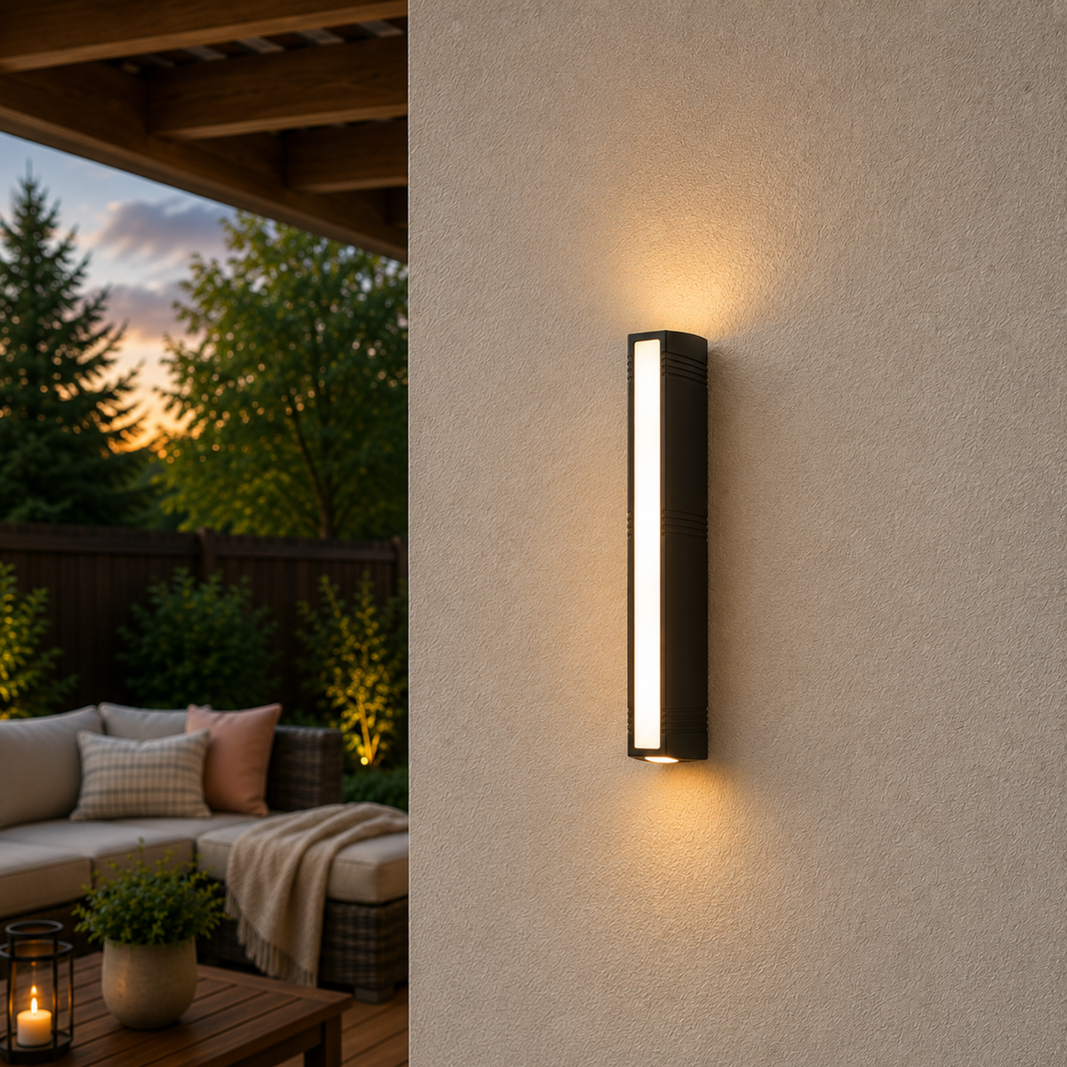Rectangular LED Wall Light