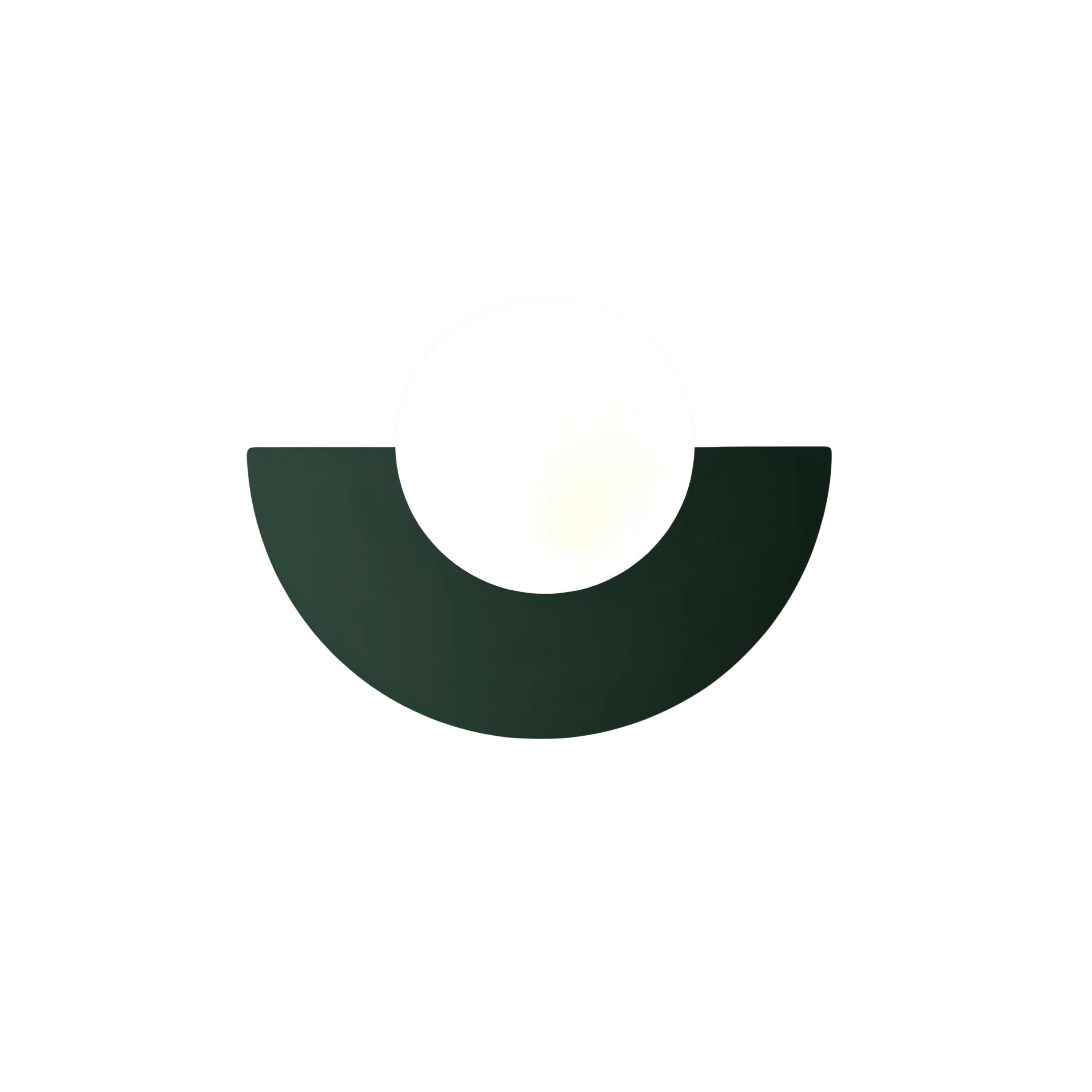 Nordycka półokrągła minimalistyczna lampa ścienna LED