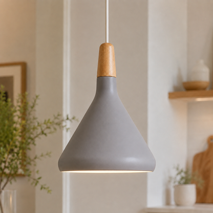 Nordic Wood Pendant Light
