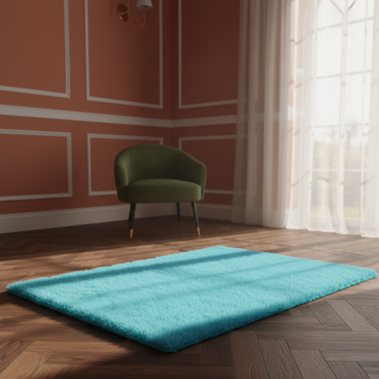 Dywan z imitacji futra do salonu i sypialni