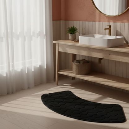 Wygięta antypoślizgowa mata łazienkowa