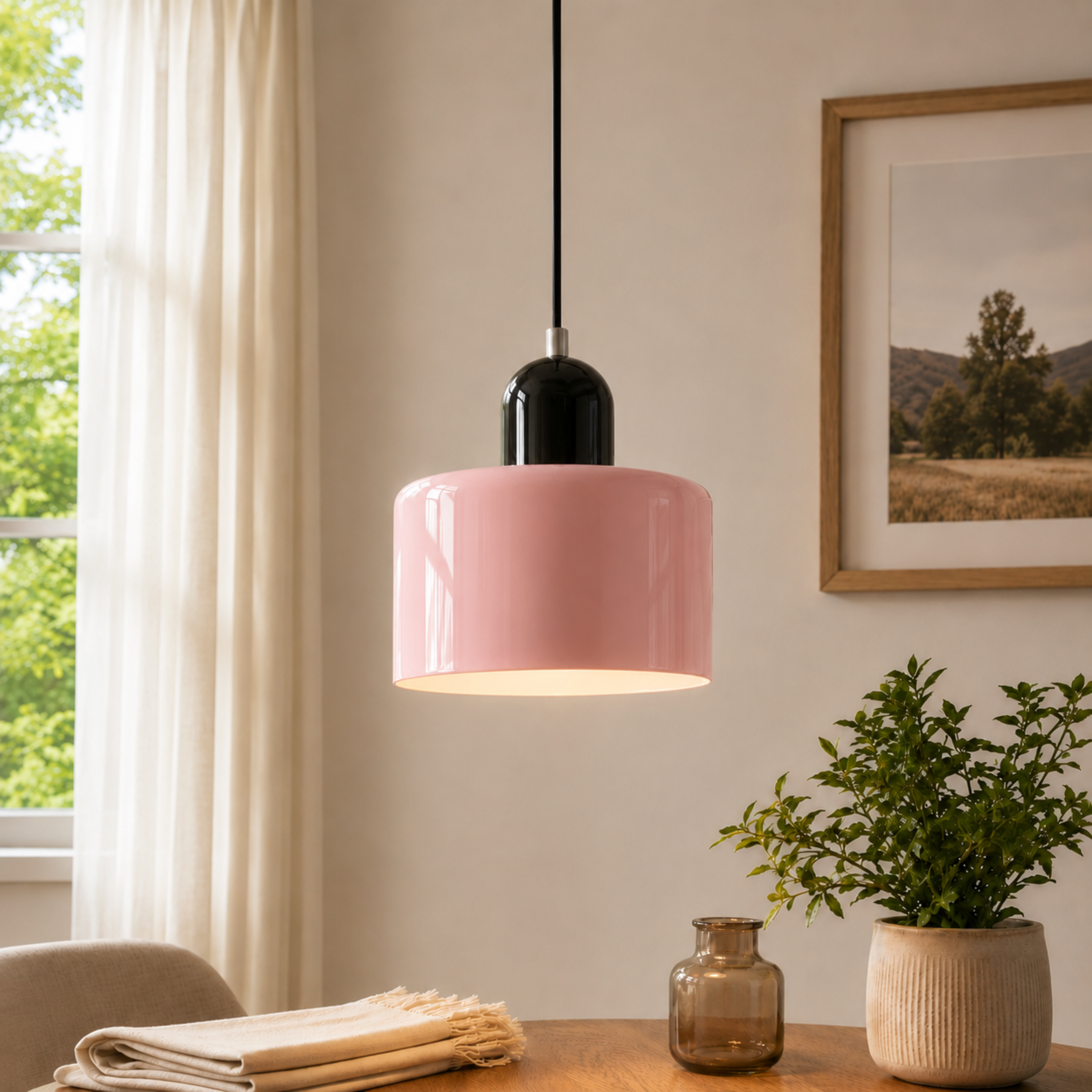 Halo Glass Pendant Light